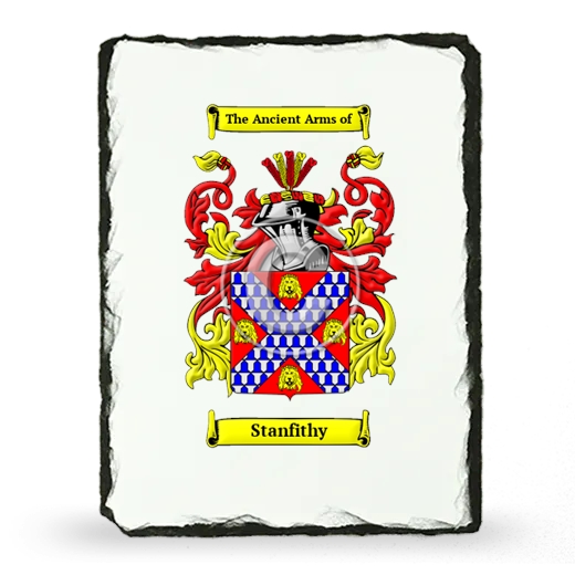 Stanfithy Coat of Arms Slate