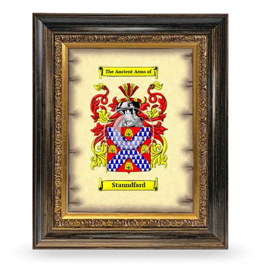 Stanndfard Coat of Arms Framed - Heirloom