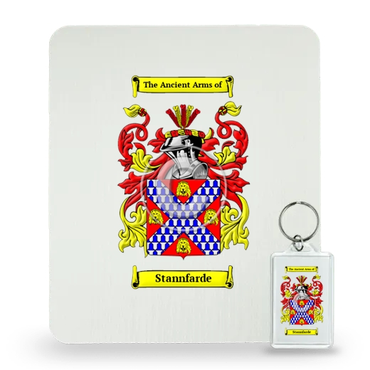 Stannfarde Mouse Pad and Keychain Combo Package