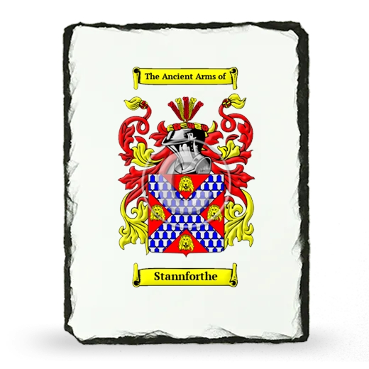 Stannforthe Coat of Arms Slate