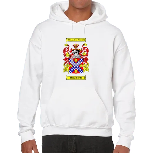 Stansdforde Unisex Coat of Arms Hooded Sweatshirt