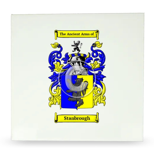 Stanbrough Large Ceramic Tile with Coat of Arms