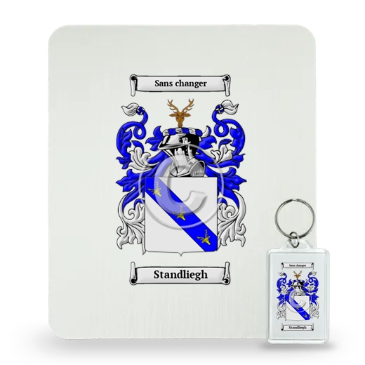 Standliegh Mouse Pad and Keychain Combo Package