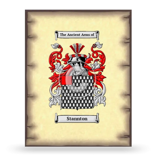 Stannton Coat of Arms Print