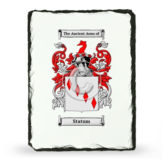 Statum Coat of Arms Slate