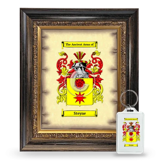 Steyne Framed Coat of Arms and Keychain - Heirloom