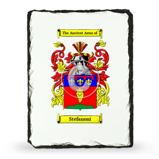 Stefanoni Coat of Arms Slate