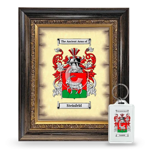 Steinfeld Framed Coat of Arms and Keychain - Heirloom