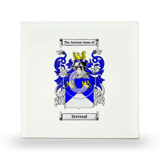 Stevend Small Ceramic Tile with Coat of Arms