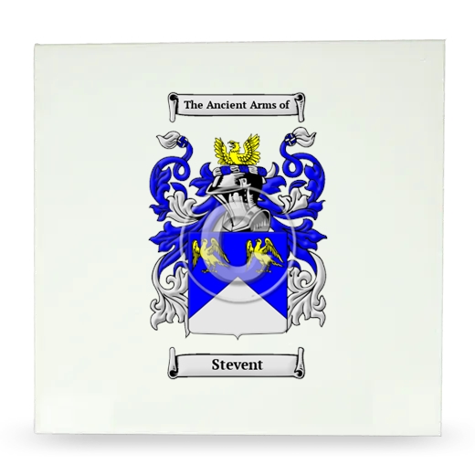 Stevent Large Ceramic Tile with Coat of Arms