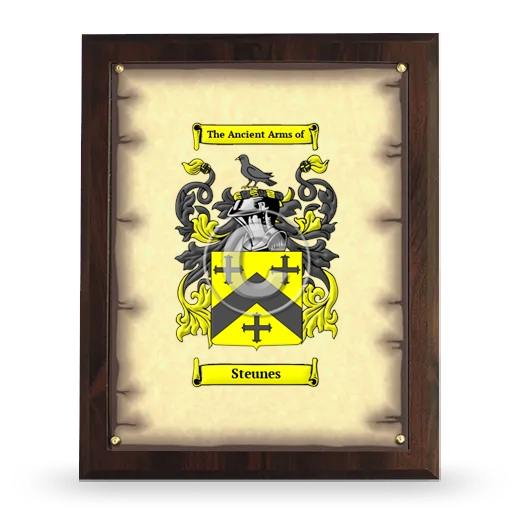 Steunes Coat of Arms Plaque