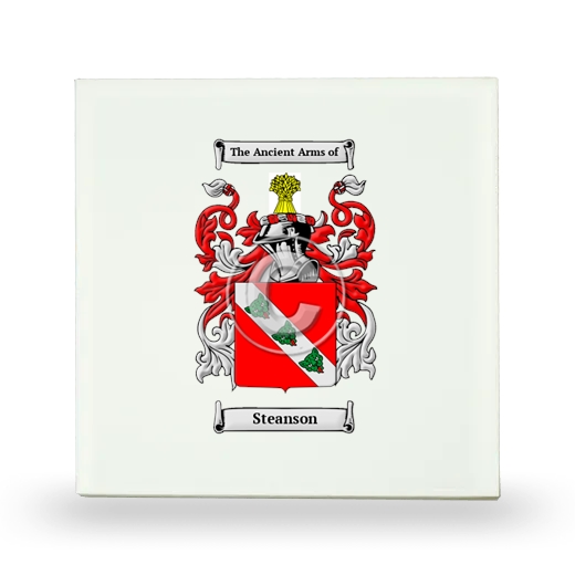 Steanson Small Ceramic Tile with Coat of Arms