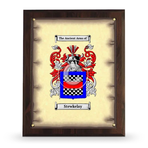 Stewkelay Coat of Arms Plaque