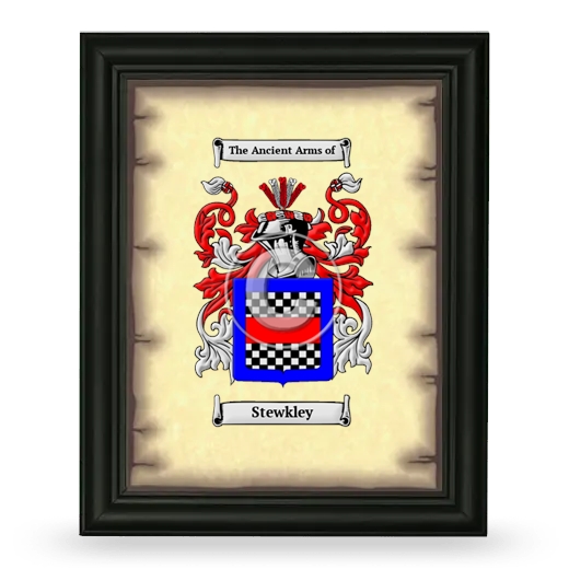 Stewkley Coat of Arms Framed - Black