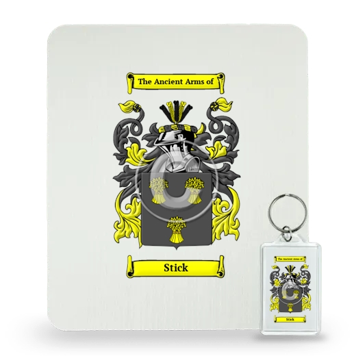 Stick Mouse Pad and Keychain Combo Package