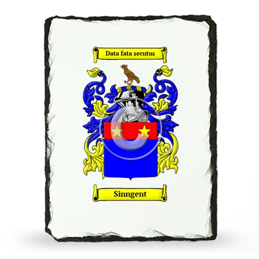 Sinngent Coat of Arms Slate
