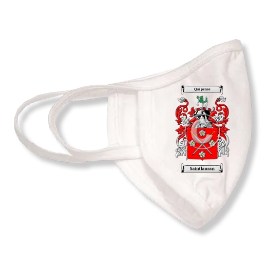 Saintlauran Coat of Arms Face Mask