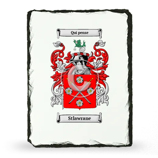 Stlawrane Coat of Arms Slate