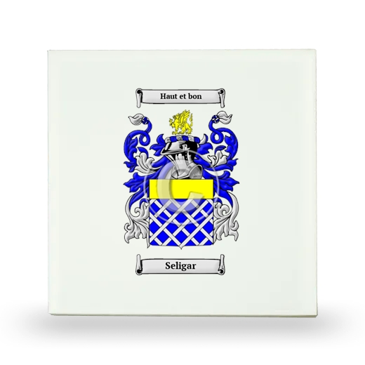 Seligar Small Ceramic Tile with Coat of Arms