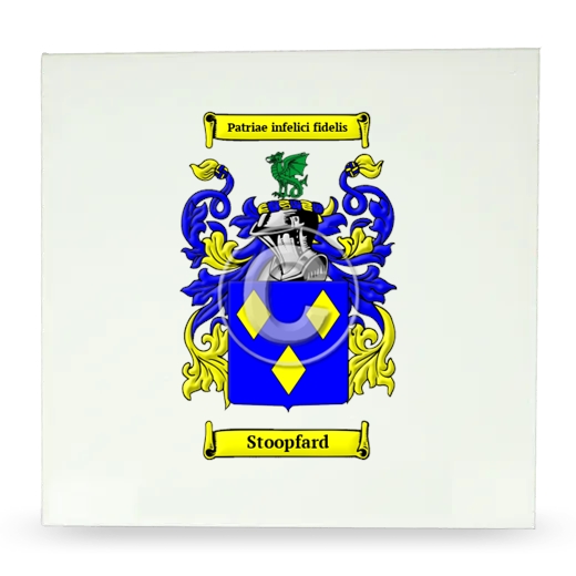 Stoopfard Large Ceramic Tile with Coat of Arms