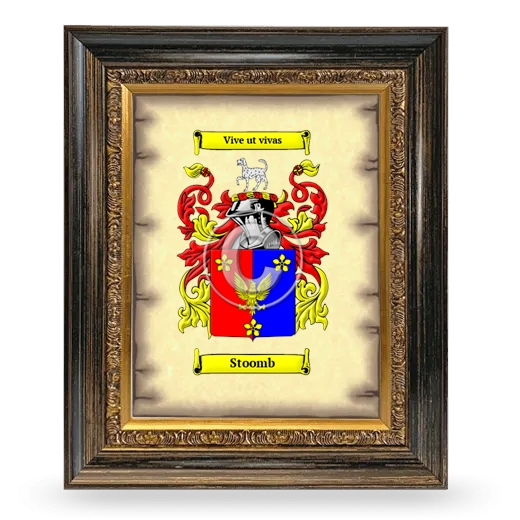 Stoomb Coat of Arms Framed - Heirloom