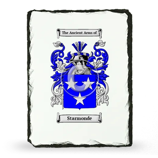 Starmonde Coat of Arms Slate