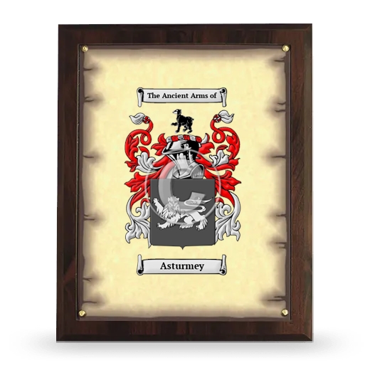 Asturmey Coat of Arms Plaque