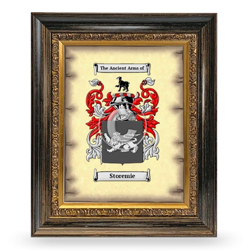 Storemie Coat of Arms Framed - Heirloom