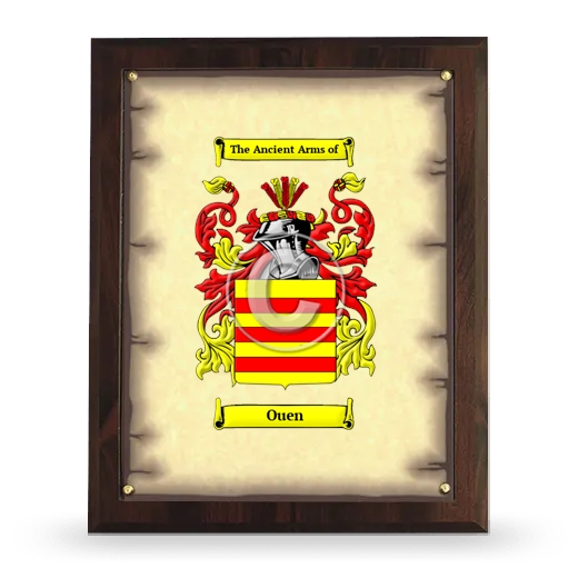 Ouen Coat of Arms Plaque
