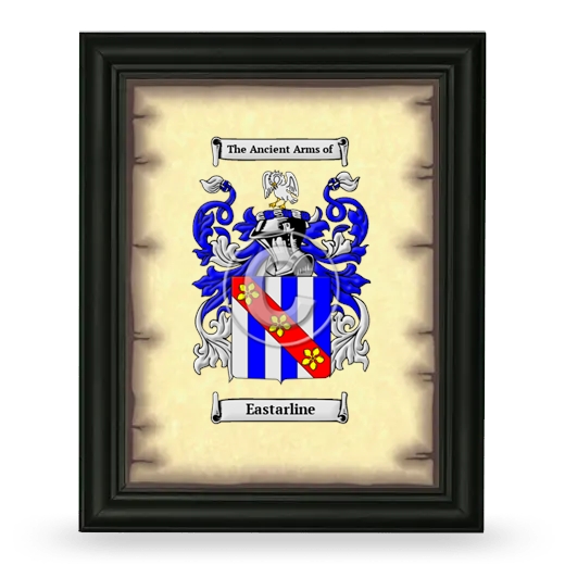 Eastarline Coat of Arms Framed - Black