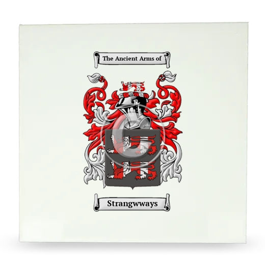 Strangwways Large Ceramic Tile with Coat of Arms