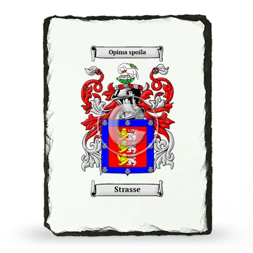 Strasse Coat of Arms Slate
