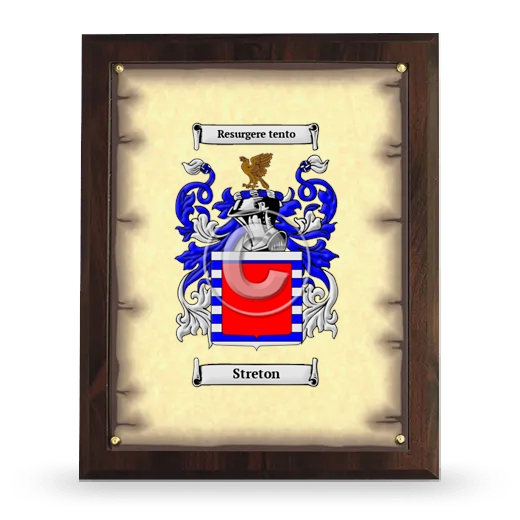 Streton Coat of Arms Plaque