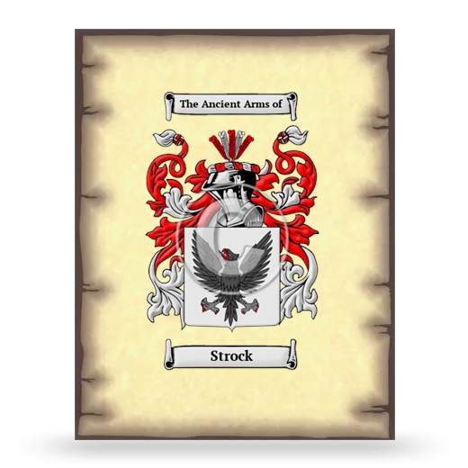 Strock Coat of Arms Print