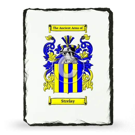 Strelay Coat of Arms Slate