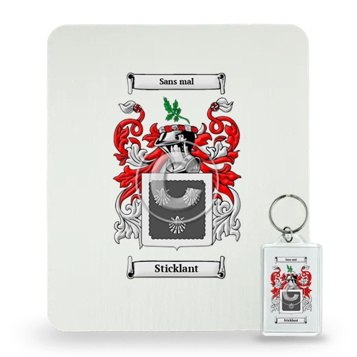 Sticklant Mouse Pad and Keychain Combo Package