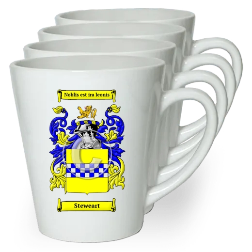 Steweart Set of 4 Latte Mugs