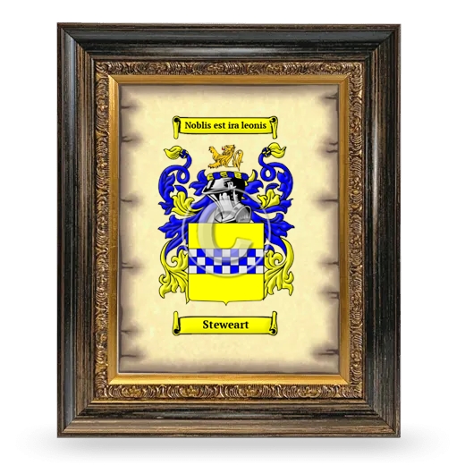 Steweart Coat of Arms Framed - Heirloom