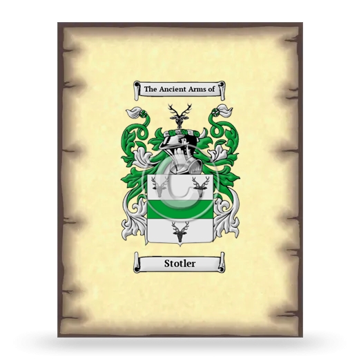 Stotler Coat of Arms Print