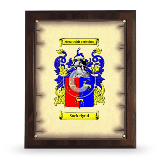 Sockelynd Coat of Arms Plaque