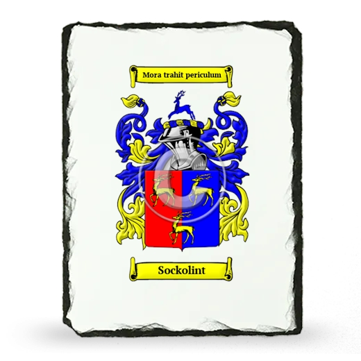 Sockolint Coat of Arms Slate