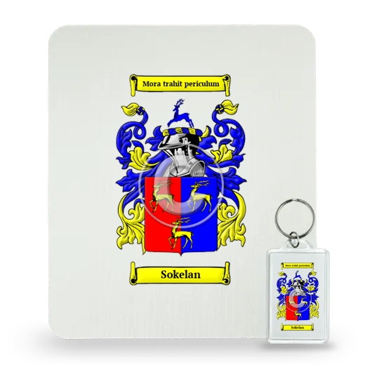 Sokelan Mouse Pad and Keychain Combo Package