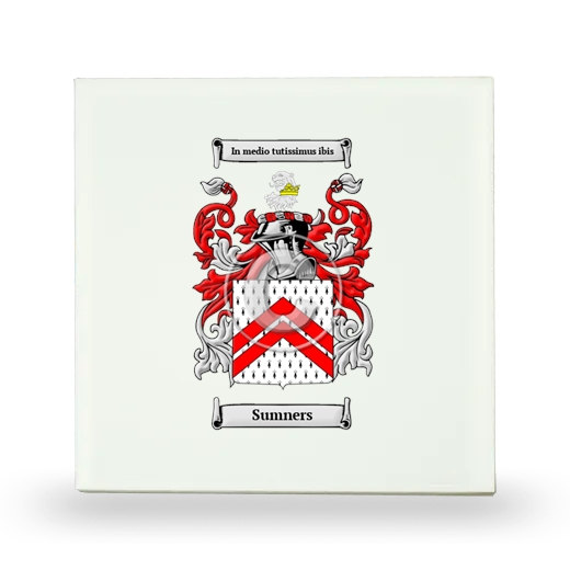 Sumners Small Ceramic Tile with Coat of Arms