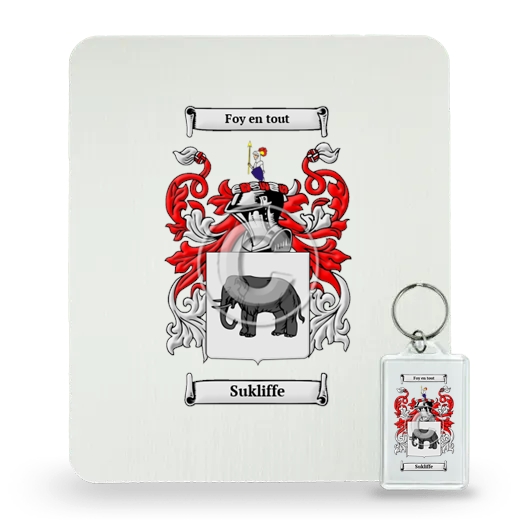Sukliffe Mouse Pad and Keychain Combo Package