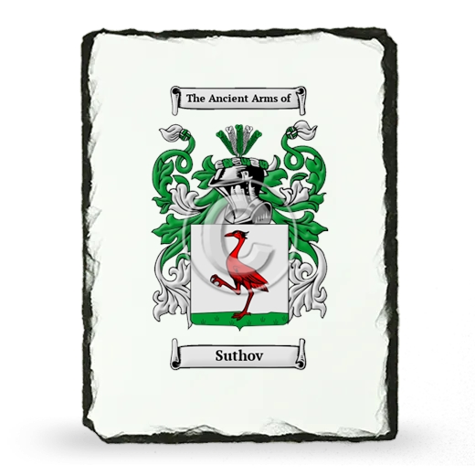 Suthov Coat of Arms Slate