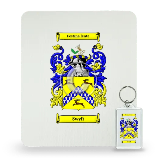 Swyft Mouse Pad and Keychain Combo Package