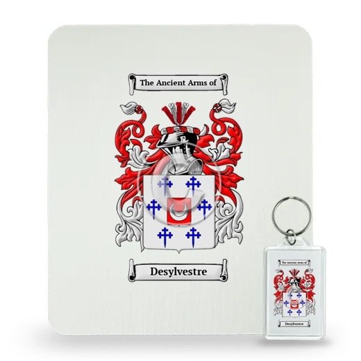 Desylvestre Mouse Pad and Keychain Combo Package