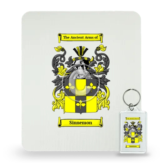 Sinnemon Mouse Pad and Keychain Combo Package