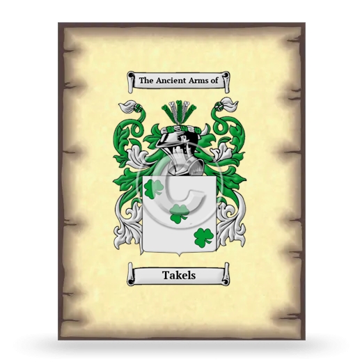 Takels Coat of Arms Print