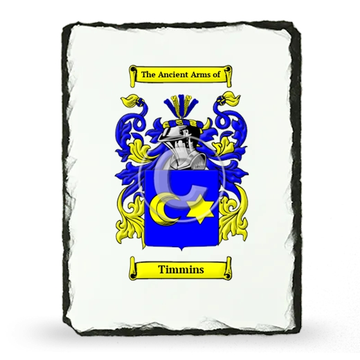 Timmins Coat of Arms Slate